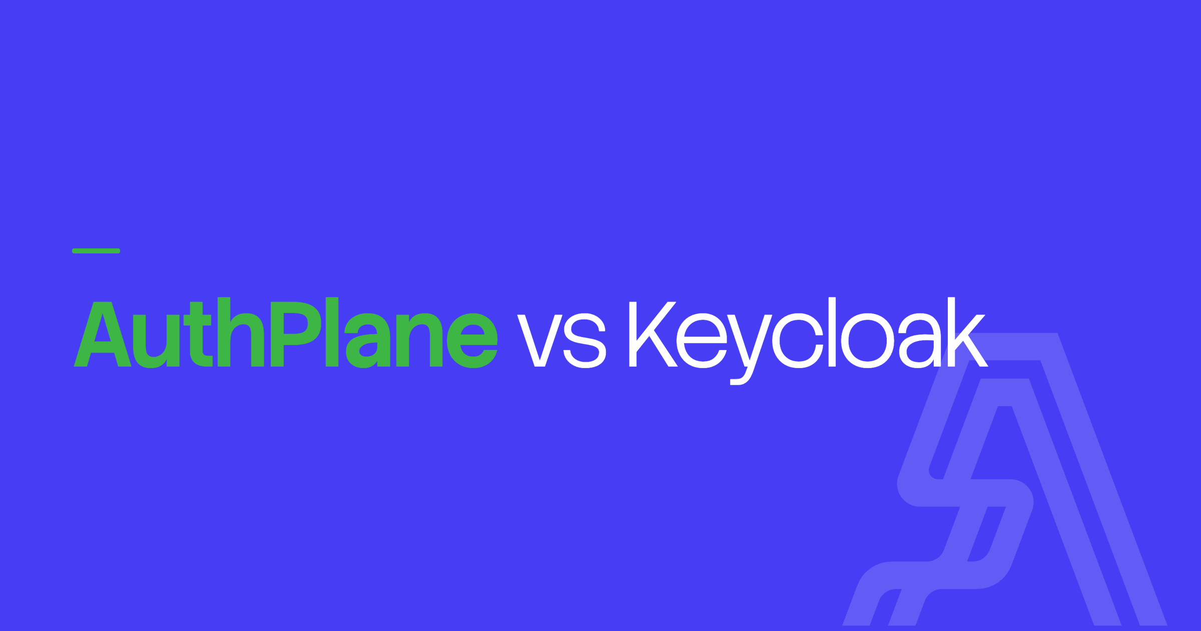 AuthPlane vs Keycloak: MCP-native vs the identity heavyweight — cover art